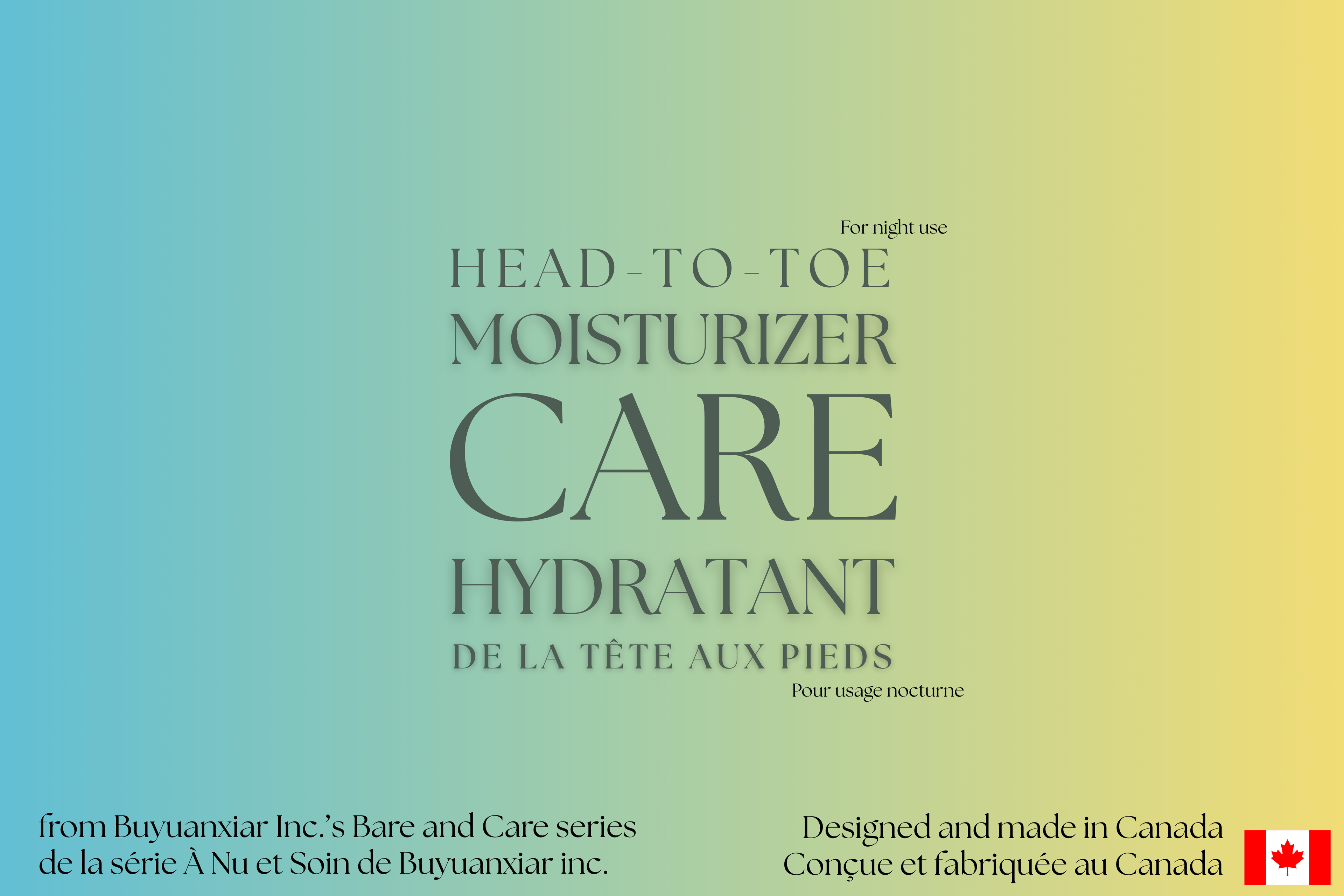 BARE AND CARE: CARE Head to toe moisturizer